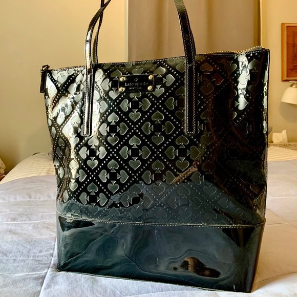 Kate Spade Patent Leather Tote - Picture 1 of 8